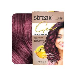 Streax Gel Hair Colour Burgundy 3.16 - 150ml